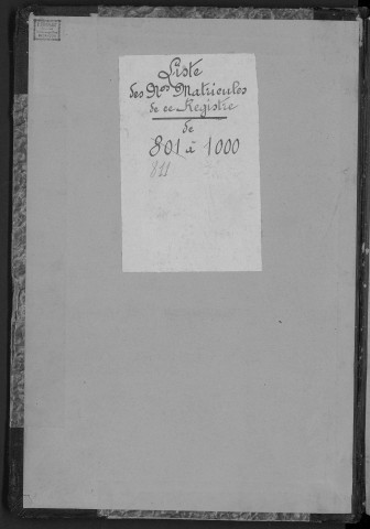 Volume 2, nos 501 à 1000