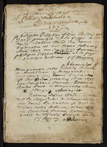 B 1693-1730