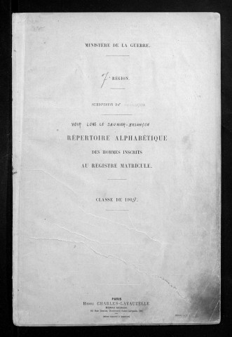 Table alphabétique