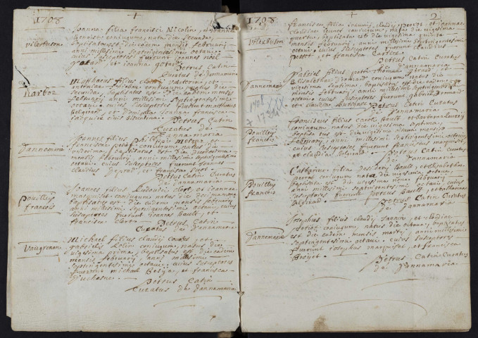 B 1708-1736