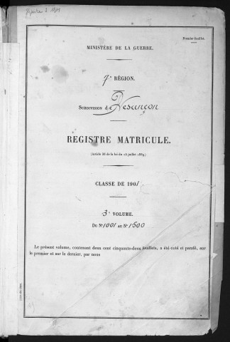 Volume 3, nos 1001 à 1501