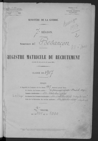 Volume 2, nos 501 à 1000