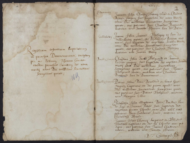 B 1665-1707