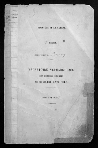 Table alphabétique